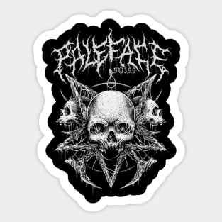 Skull Logo Artwork Design Sticker